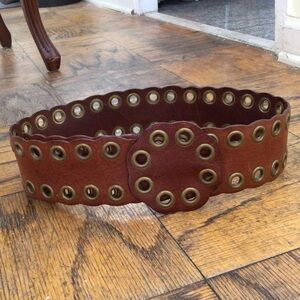 Vintage leather belt